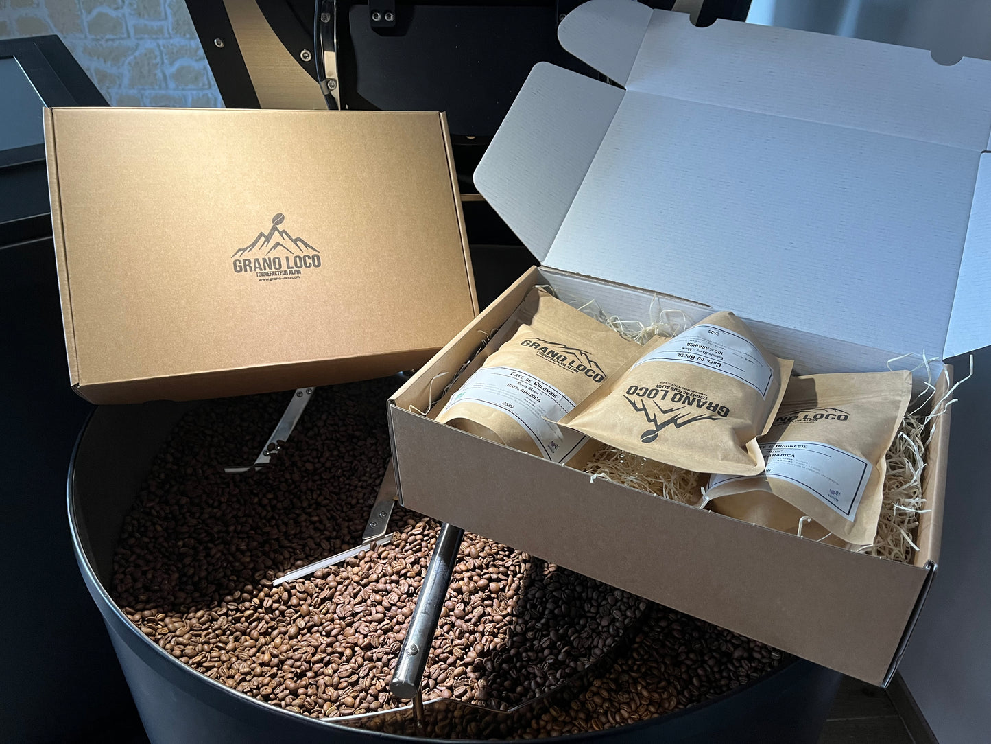 Coffee roaster selection box